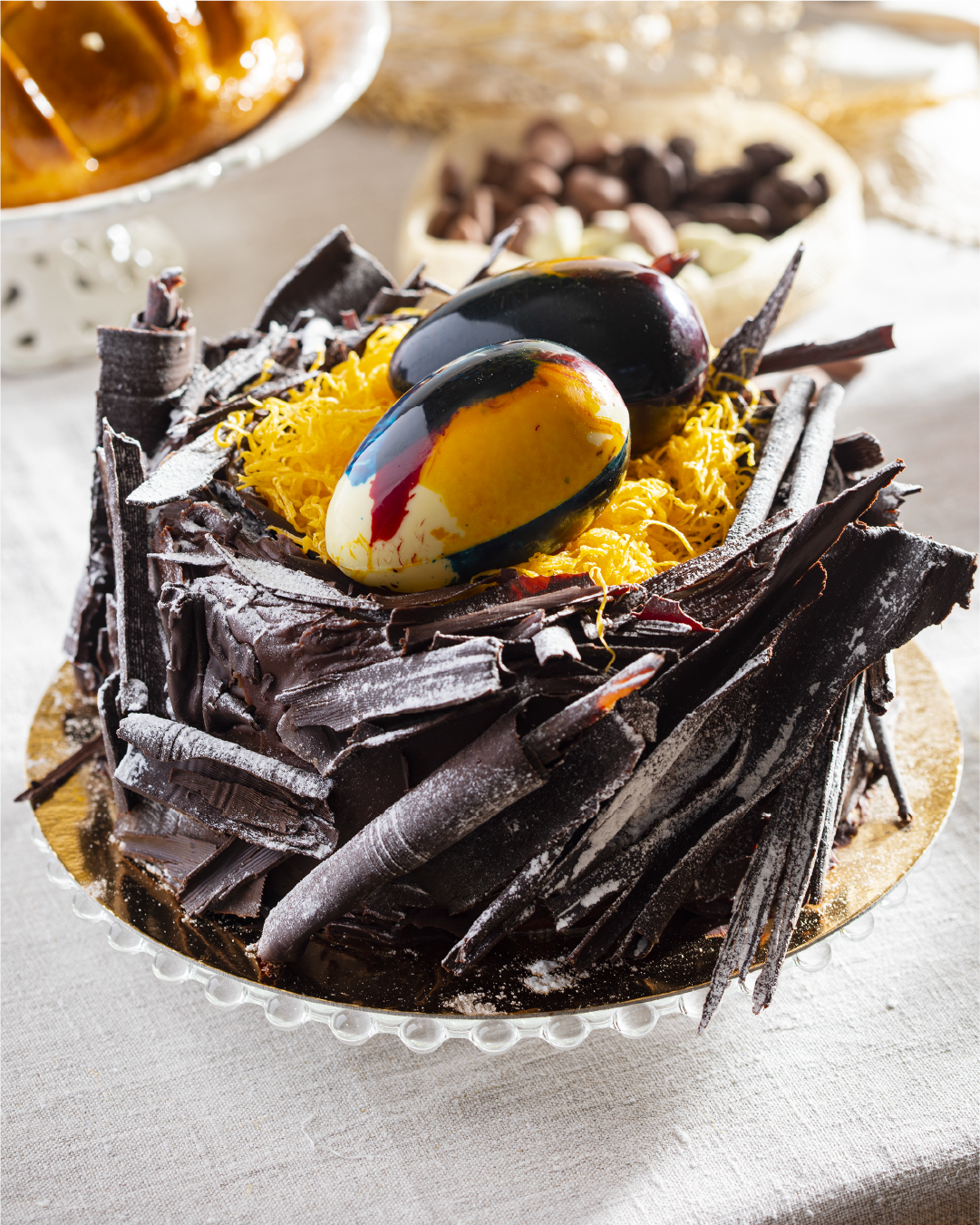 Ninho de Páscoa de Chocolate